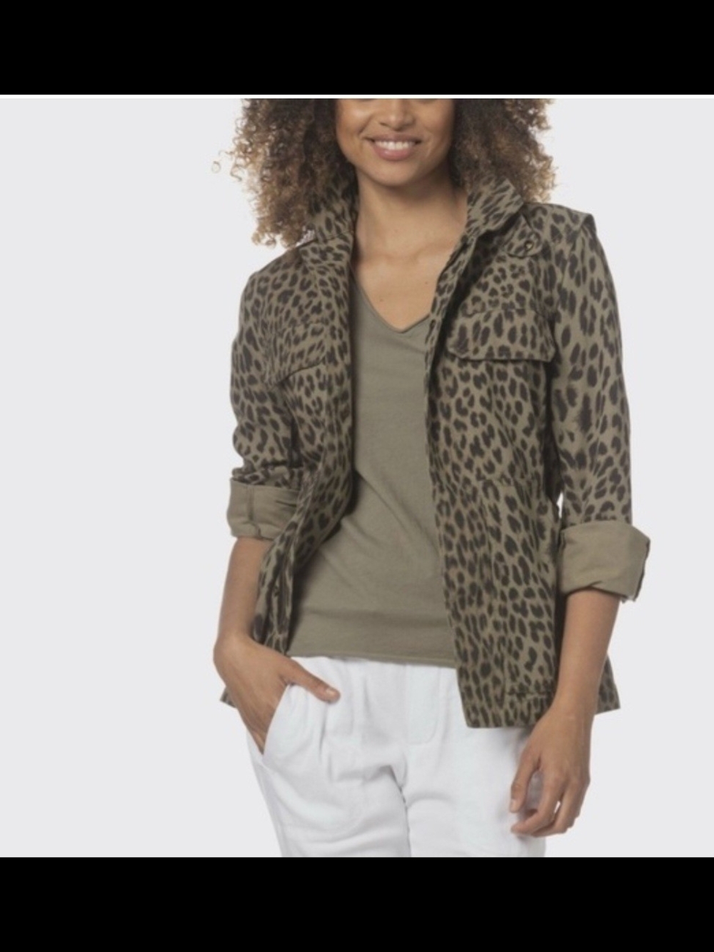 Zadig & Voltaire KAYAKA Canvas LEO Utility Jacket